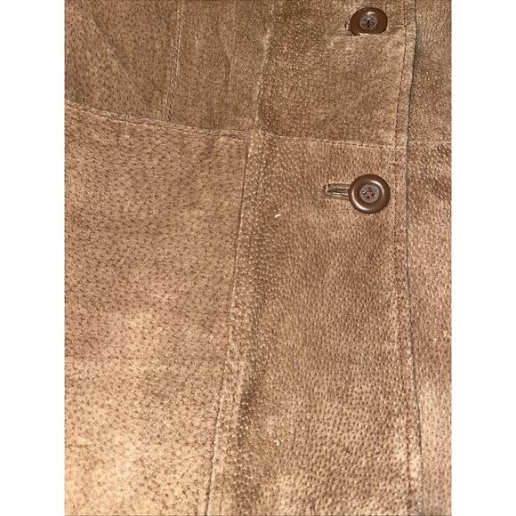 Hypo Active Women's Brown Leather Jacket Size S Needs Cleaning - Picture 9 of 10